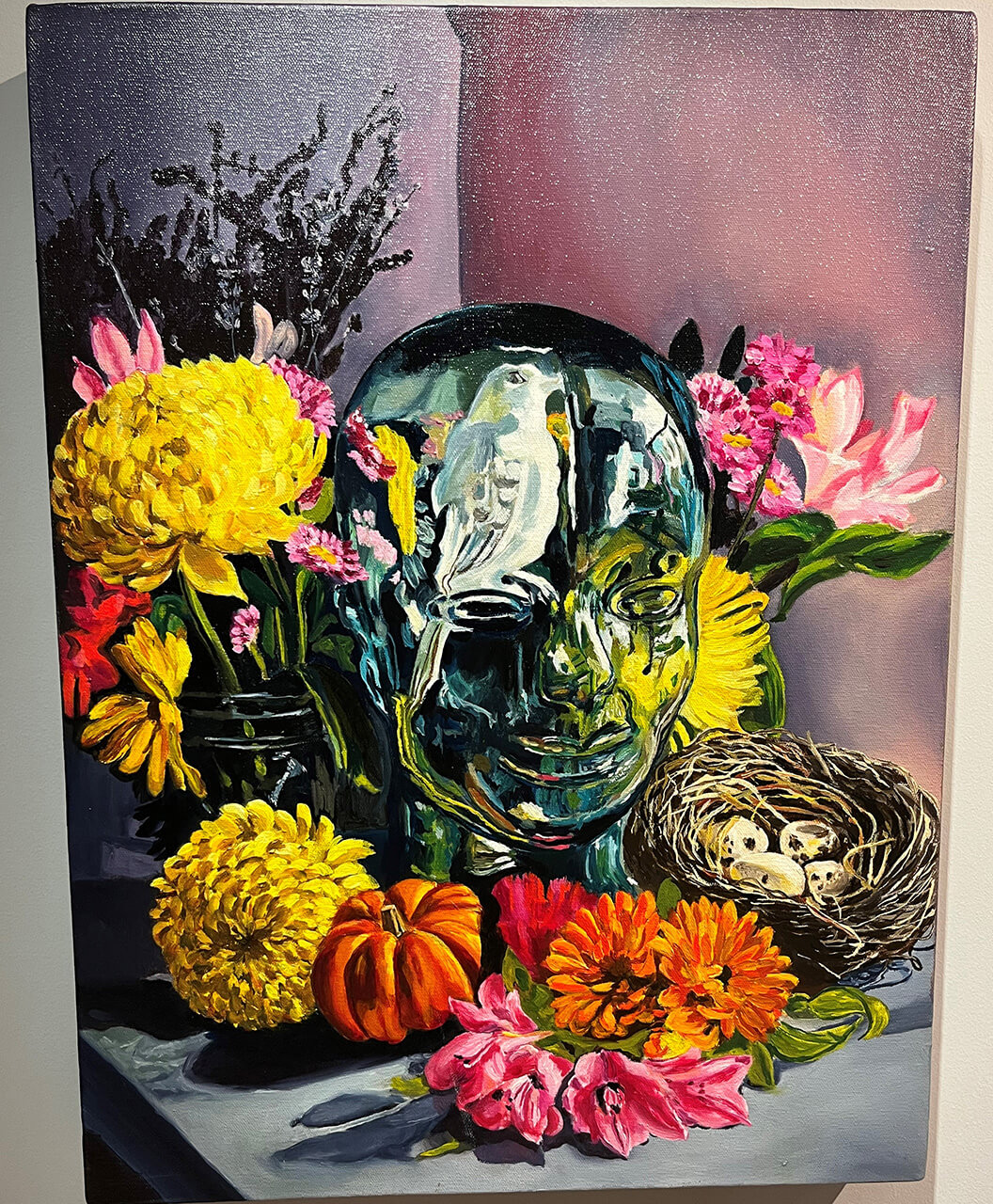 Brenda Schwend, Callahan, FL, "Essence of Being", Oil on canvas