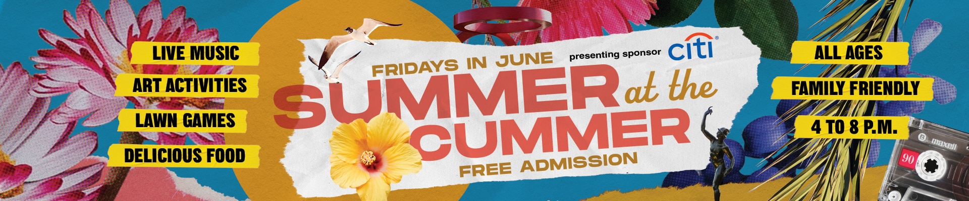 summer at the cummer banner