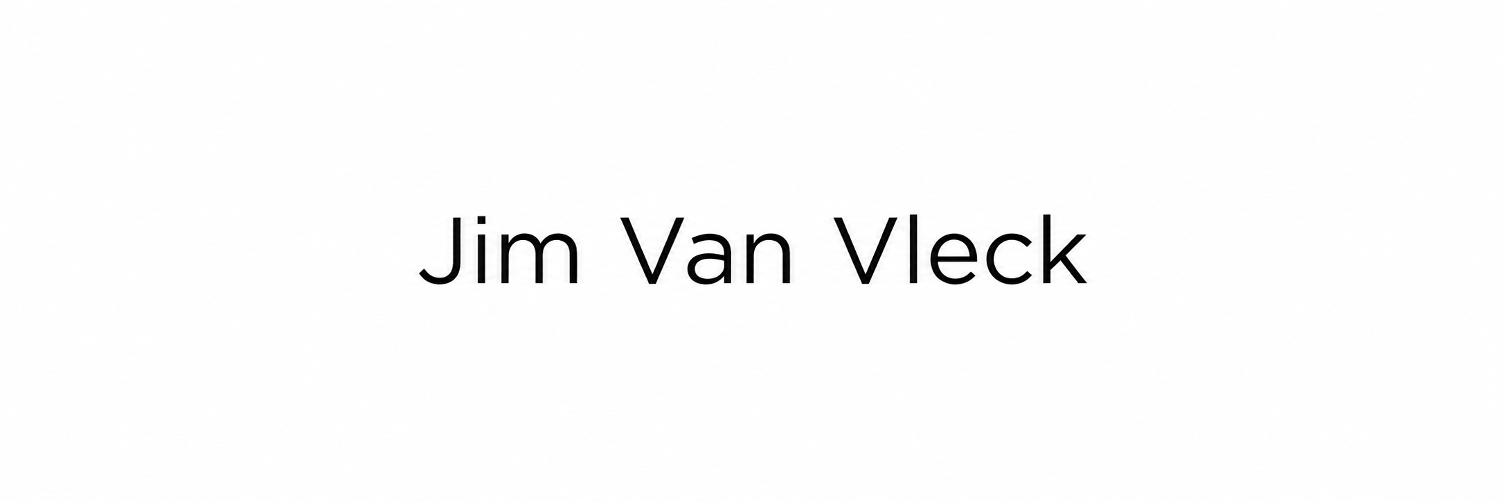 Jim van Vleck