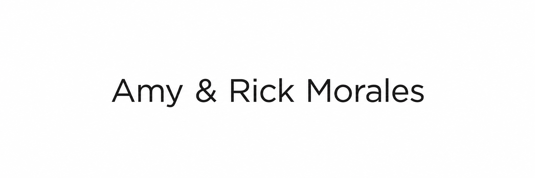 Amy and Rick Morales