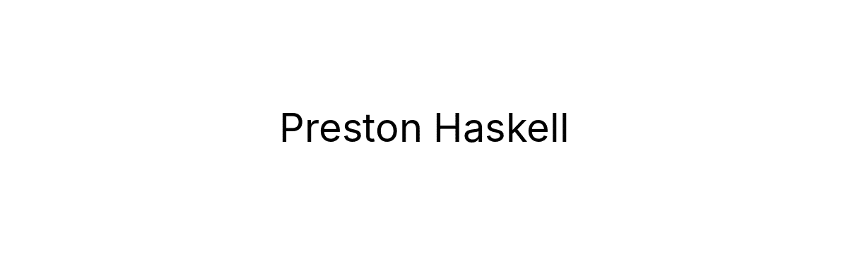 Preston Haskell